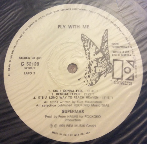 Supermax - Fly With Me | Elektra (G 52128) - 4