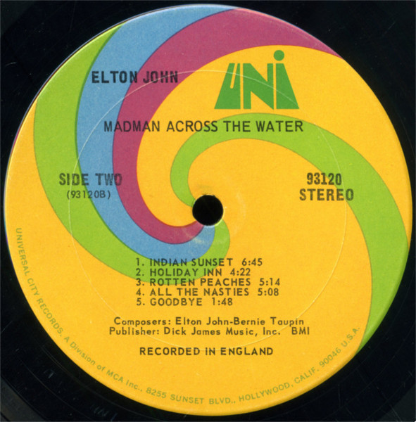 Elton John - Madman Across The Water | UNI Records (93120) - 4 Elton John - Madman Across The Water | UNI Records (93120) - 4
