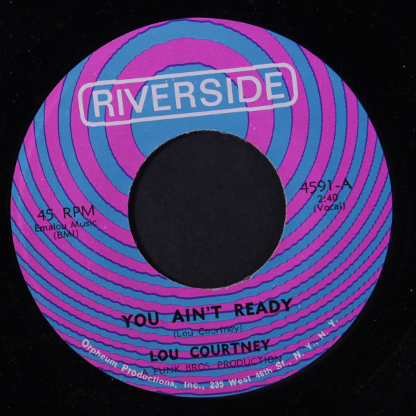 Lou Courtney - You Ain't Ready | Riverside Records (4591) - main