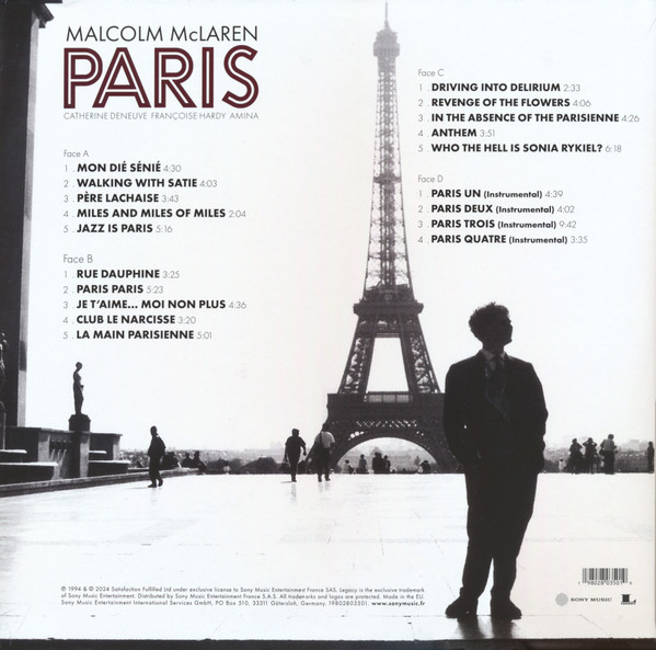Malcolm McLaren , Catherine Deneuve , Françoise Hardy , Amina - Paris | Sony Music (19802803501) - 4