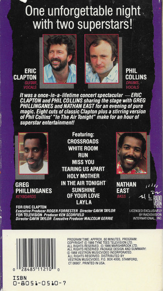 Eric Clapton - Eric Clapton And Friends | Vestron Music Video (1210) - 2 Eric Clapton - Eric Clapton And Friends | Vestron Music Video (1210) - 2