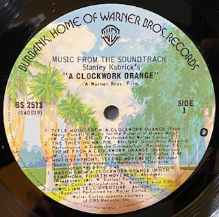 Various - Stanley Kubrick's Clockwork Orange | Warner Bros. Records (BS 2573) - 4 Various - Stanley Kubrick's Clockwork Orange | Warner Bros. Records (BS 2573) - 4