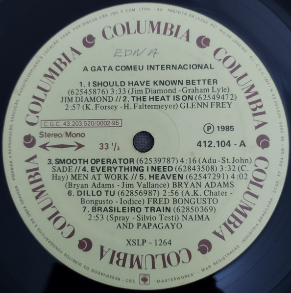Various - A Gata Comeu (Internacional) | Opus/Columbia (412.104) - 3