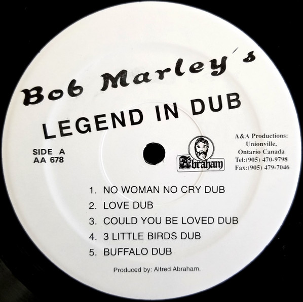 Various - Bob Marley's Legend In Dub | Abraham (AALP 678) - 3