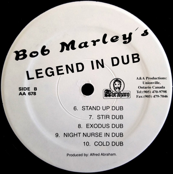 Various - Bob Marley's Legend In Dub | Abraham (AALP 678) - 4
