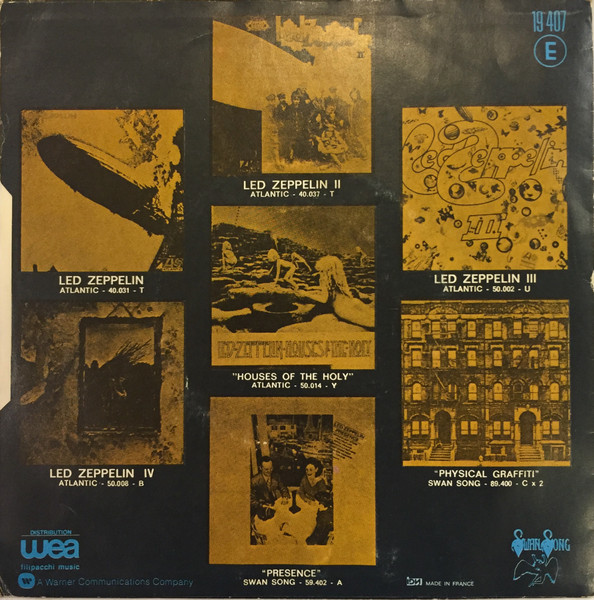 Led Zeppelin - Royal Orleans / Candy Store Rock | Swan Song (19 407) - 2 Led Zeppelin - Royal Orleans / Candy Store Rock | Swan Song (19 407) - 2