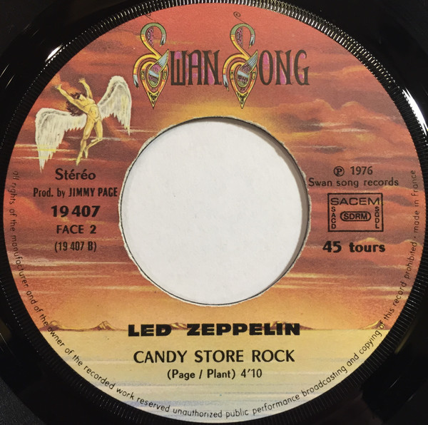Led Zeppelin - Royal Orleans / Candy Store Rock | Swan Song (19 407) - 4 Led Zeppelin - Royal Orleans / Candy Store Rock | Swan Song (19 407) - 4