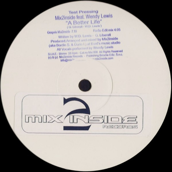 Mix2Inside Feat. Wendy Lewis - A Better Life | Mix2inside Records (MXI008)