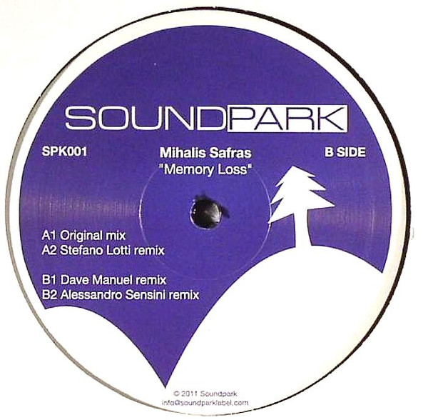 Mihalis Safras - Memory Loss | Soundpark (SPK001) - main
