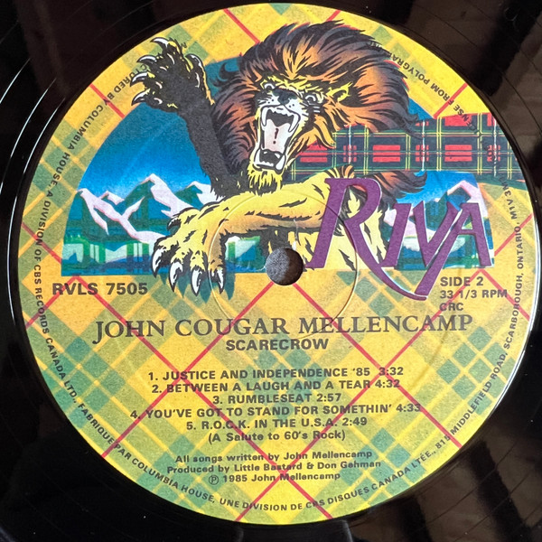 John Cougar Mellencamp - Scarecrow [Vinyl] | Riva (RVLS 7505) - 4