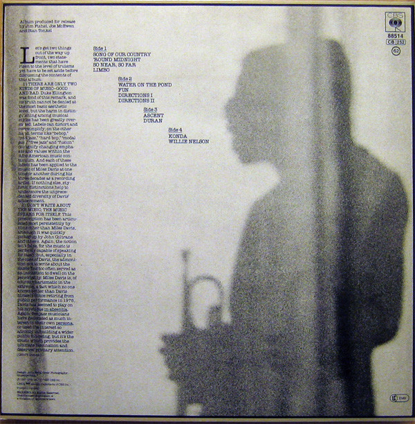 Miles Davis - Directions | CBS (88514) - 3 Miles Davis - Directions | CBS (88514) - 3