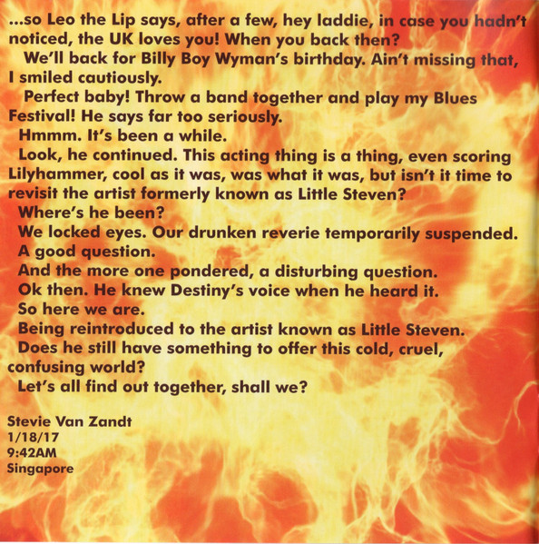 Little Steven - Soulfire | Wicked Cool Record Co. (006602557477498) - 4