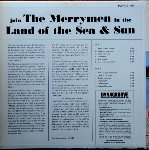 The Merrymen - Join The Merrymen In The Land Of The Sea & Sun | RCA Victor (PC 1017) - 2 The Merrymen - Join The Merrymen In The Land Of The Sea & Sun | RCA Victor (PC 1017) - 2