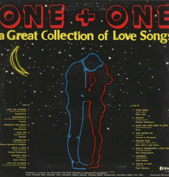 Various - One + One - A Great Collection Of Love Songs | K-Tel (TI 191) - 2