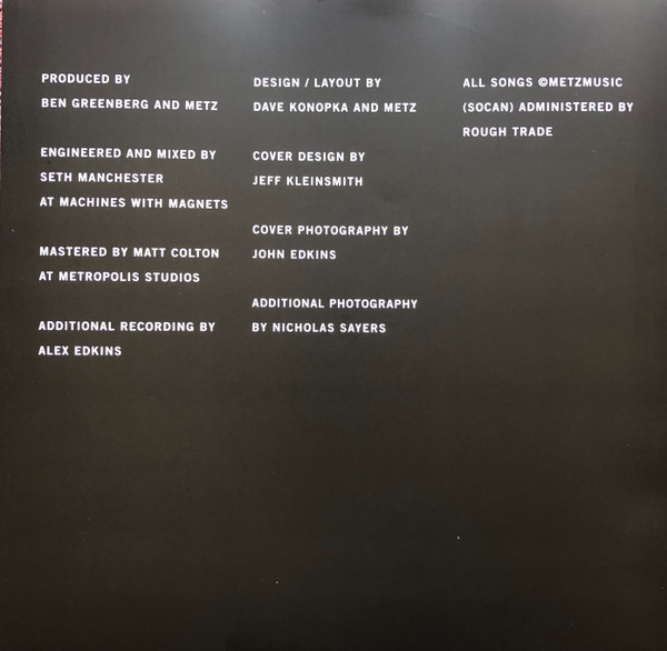Metz - Atlas Vending | Sub Pop (SP 1340) - 3