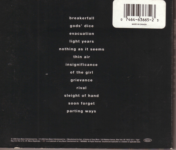 Pearl Jam - Binaural [CD] | Epic (EK 63665) - 2