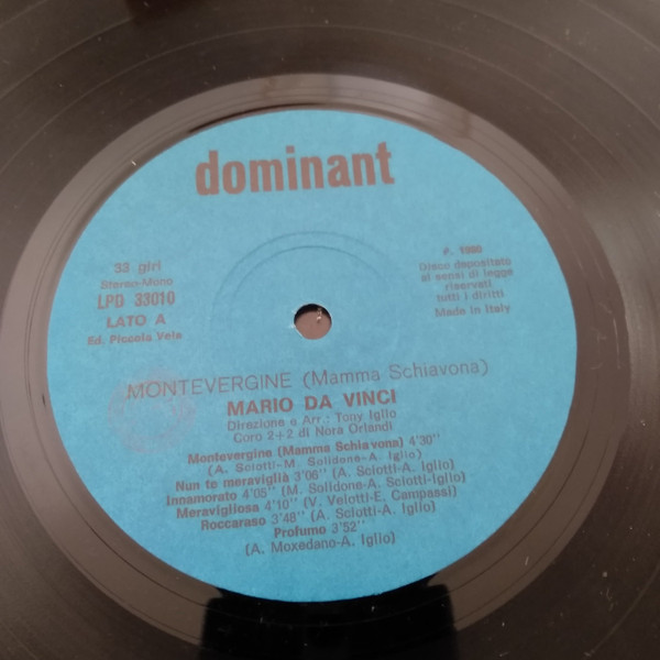Mario E Sal Da Vinci - Montevergine (Mamma Schiavona) | Dominant (LPD 33010) - 4 Mario E Sal Da Vinci - Montevergine (Mamma Schiavona) | Dominant (LPD 33010) - 4