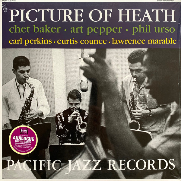 Chet Baker • Art Pepper • Phil Urso - Picture Of Heath | Pacific Jazz (PJ-18) - main