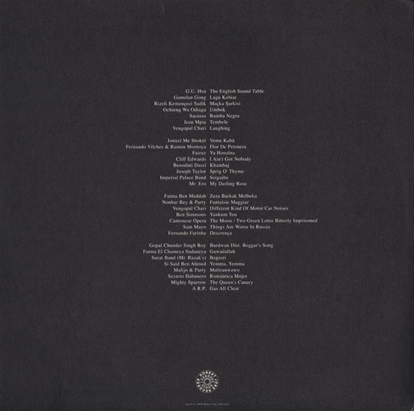 Various - Sprigs Of Time (78s From The EMI Archive) | Honest Jon's Records (HJRLP36) - 2 Various - Sprigs Of Time (78s From The EMI Archive) | Honest Jon's Records (HJRLP36) - 2