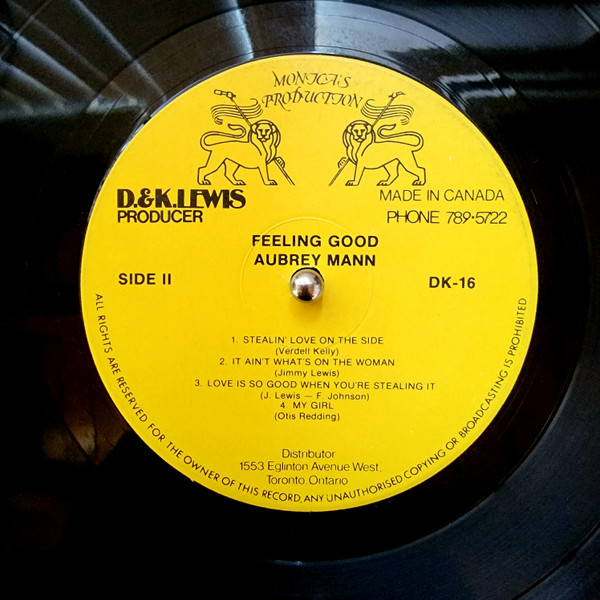 Aubrey Mann - Feeling Good | Monica's Records (DK-16) - 4