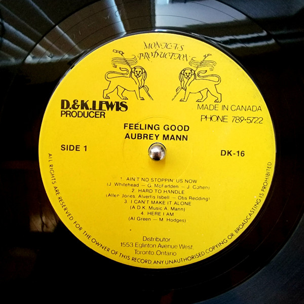 Aubrey Mann - Feeling Good | Monica's Records (DK-16) - 3