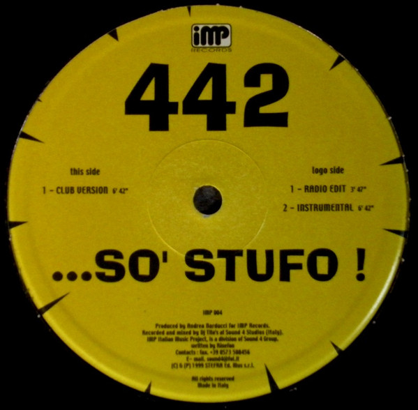 442 - ...So' Stufo! | Italian Music Project (IMP 004) - main 442 - ...So' Stufo! | Italian Music Project (IMP 004) - main