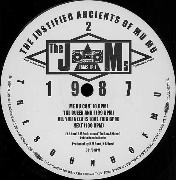 The Justified Ancients Of Mu Mu - 1987 What The Fuck's Going On? | KLF Communications (JAMS LP 1) - 4