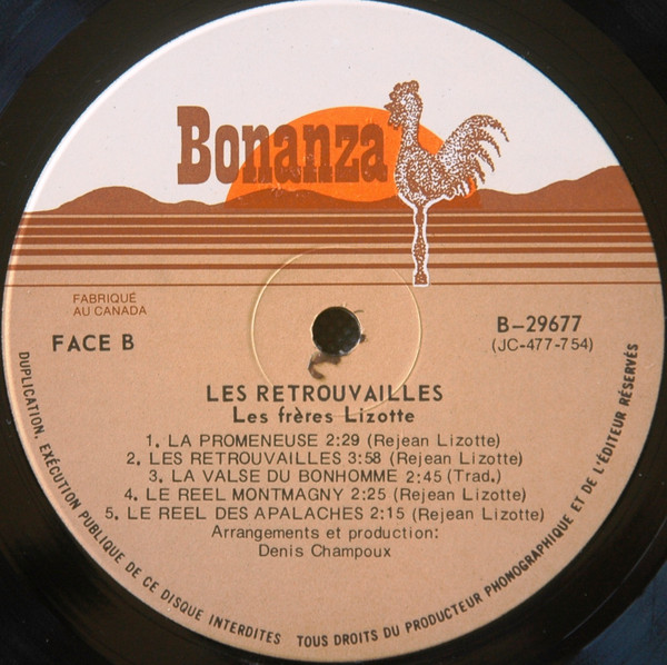 Les Frères Lizotte - Les Retrouvailles | Bonanza (B 29677) - 4 Les Frères Lizotte - Les Retrouvailles | Bonanza (B 29677) - 4