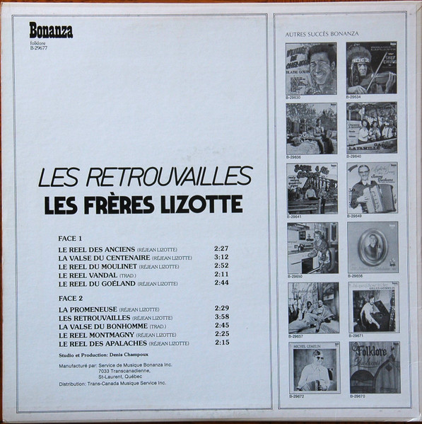 Les Frères Lizotte - Les Retrouvailles | Bonanza (B 29677) - 2 Les Frères Lizotte - Les Retrouvailles | Bonanza (B 29677) - 2