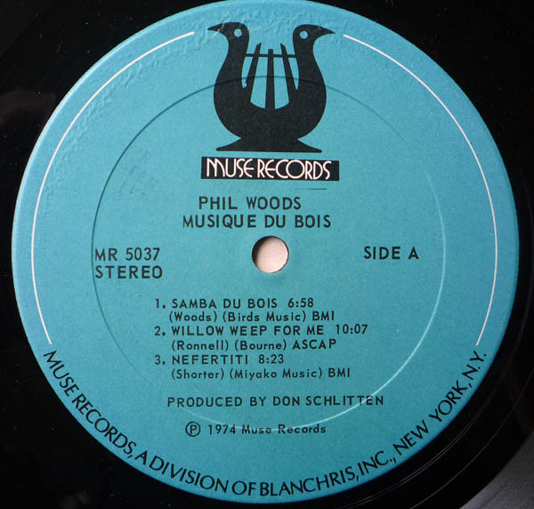 Phil Woods - Musique Du Bois | Muse Records (MR 5037) - 3