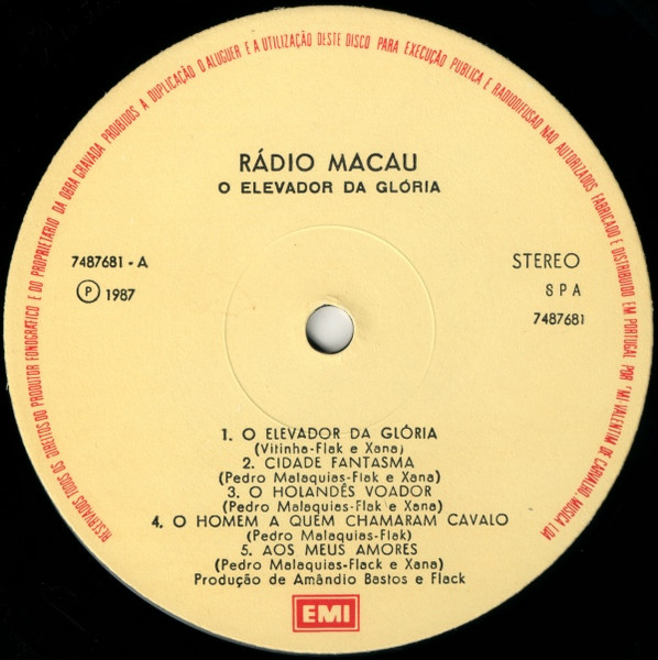 Rádio Macau - O Elevador Da Glória | EMI (7487681) - 3
