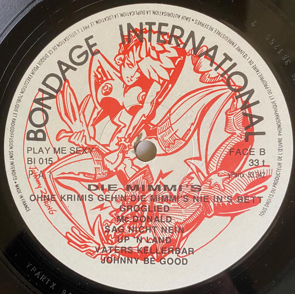 Die Mimmi's - Punk Party 1989 | Bondage International (BI 015) - 4