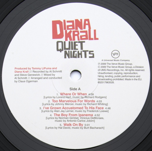 Diana Krall - Quiet Nights | Verve Records (602517963528) - 3