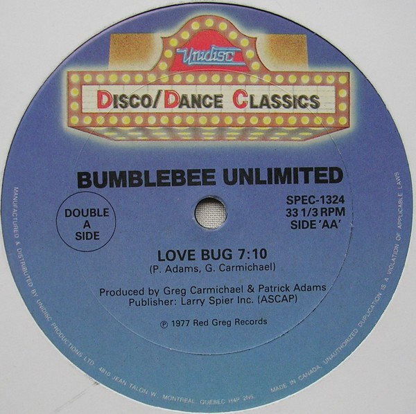 Eruption / Bumblebee Unlimited - I Can't Stand The Rain / Love Bug | Unidisc (SPEC-1324) - 2