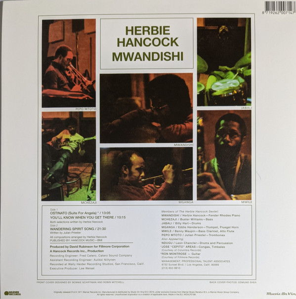 Herbie Hancock - Mwandishi | Music On Vinyl (MOVLP2188) - 3 Herbie Hancock - Mwandishi | Music On Vinyl (MOVLP2188) - 3