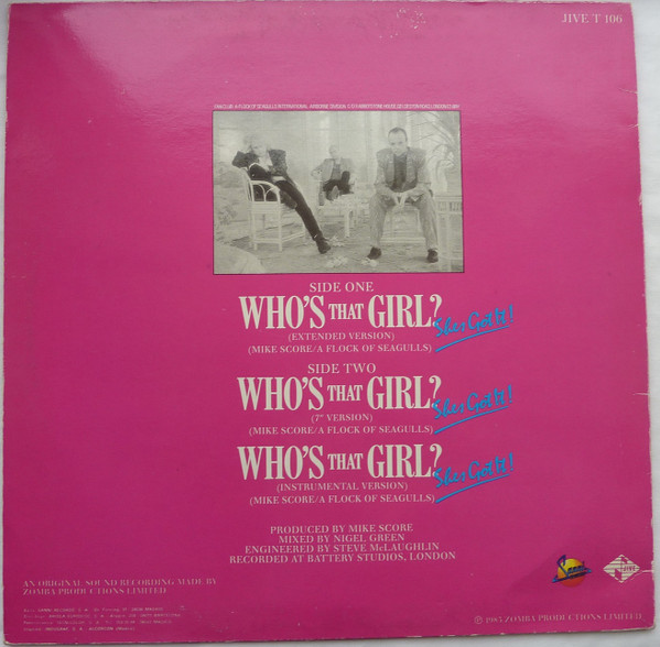 A Flock Of Seagulls - Who's That Girl (She's Got It) | Jive (JIVE T 106) - 2
