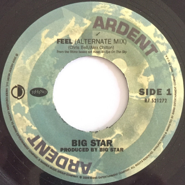 Big Star - Feel (Alternate Mix) 7" | Rhino Records (R7 521272) - 3 Big Star - Feel (Alternate Mix) 7" | Rhino Records (R7 521272) - 3
