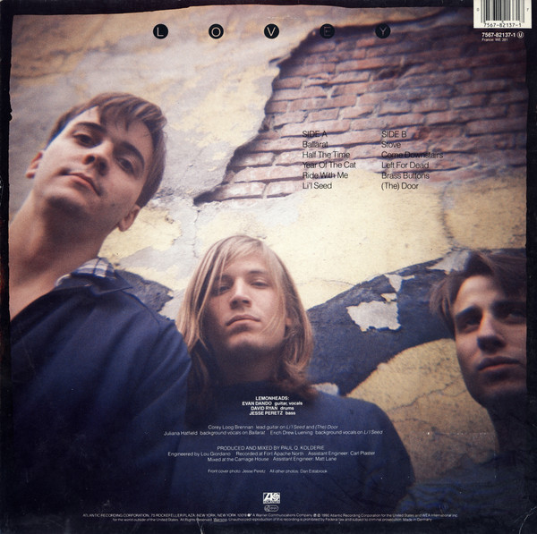 The Lemonheads - Lovey | Atlantic (7567-82137-1) - 2