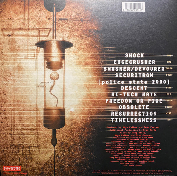Fear Factory - Obsolete | Roadrunner Records (MOVLP2215) - 2