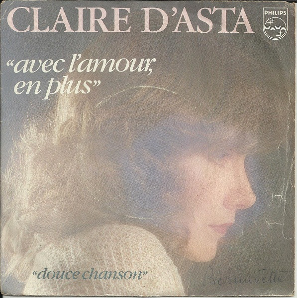 Claire D'Asta - Avec L'amour En Plus | Philips (6010 475) - main