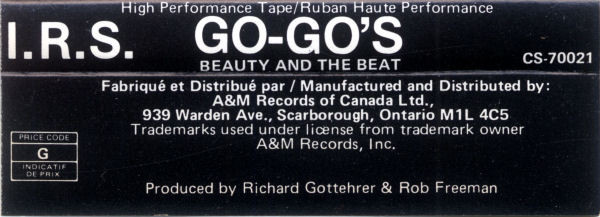 Go-Go's - Beauty And The Beat | I.R.S. Records (CS-70021) - 2 Go-Go's - Beauty And The Beat | I.R.S. Records (CS-70021) - 2