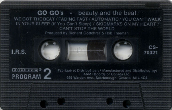 Go-Go's - Beauty And The Beat | I.R.S. Records (CS-70021) - 4 Go-Go's - Beauty And The Beat | I.R.S. Records (CS-70021) - 4