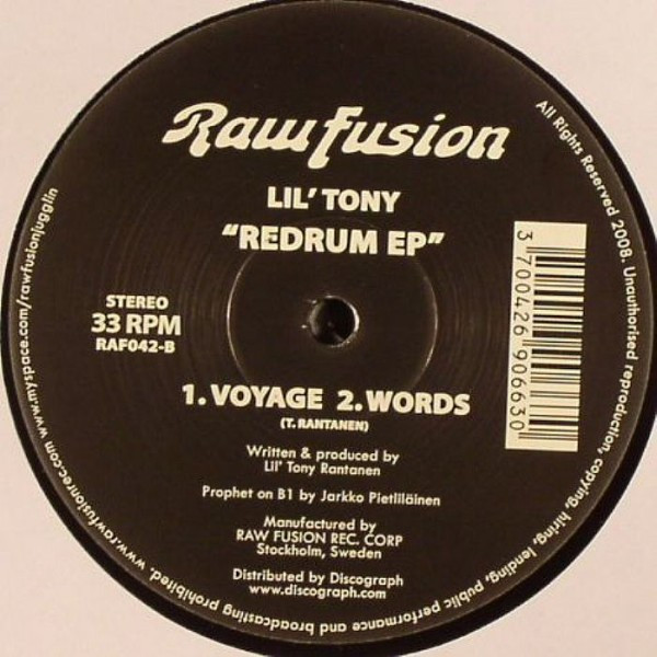 Toni Rantanen - Redrum EP | Raw Fusion Recordings (RAF042) - main Toni Rantanen - Redrum EP | Raw Fusion Recordings (RAF042) - main