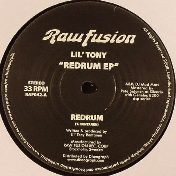 Toni Rantanen - Redrum EP | Raw Fusion Recordings (RAF042) - 2 Toni Rantanen - Redrum EP | Raw Fusion Recordings (RAF042) - 2