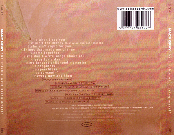 Macy Gray - The Trouble With Being Myself | Epic (510810 2) - 2 Macy Gray - The Trouble With Being Myself | Epic (510810 2) - 2