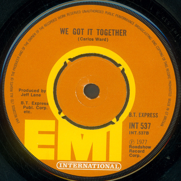 B.T. Express - Funky Music (Don't Laugh At My Funk) | EMI International (INT 537) - 2 B.T. Express - Funky Music (Don't Laugh At My Funk) | EMI International (INT 537) - 2