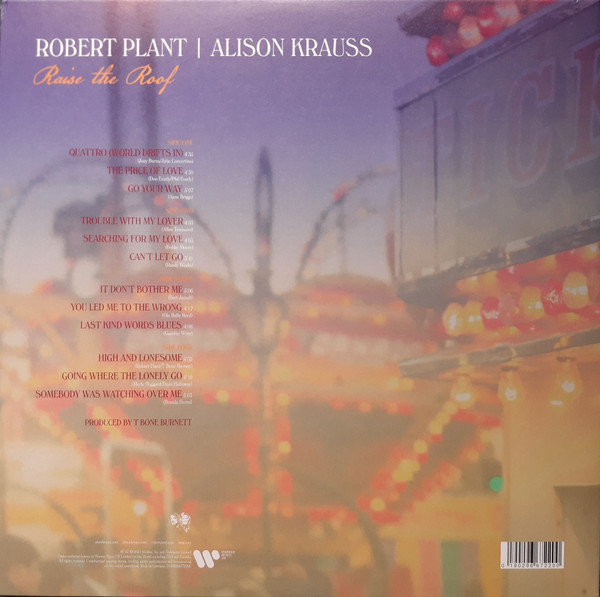 Robert Plant | Alison Krauss - Raise The Roof | Warner Music UK (0190296672200) - 4 Robert Plant | Alison Krauss - Raise The Roof | Warner Music UK (0190296672200) - 4