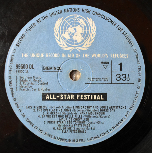 Various - All-Star Festival | United Nations (UN) (99500 DL) - 3 Various - All-Star Festival | United Nations (UN) (99500 DL) - 3
