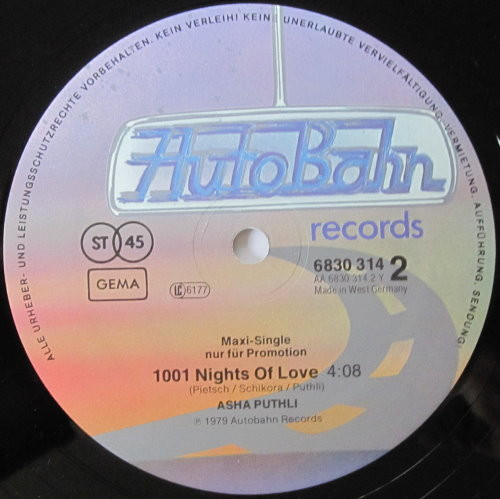 Asha Puthli - Lay A Little Love / 1001 Nights Of Love | Autobahn Records (6830 314) - 4 Asha Puthli - Lay A Little Love / 1001 Nights Of Love | Autobahn Records (6830 314) - 4