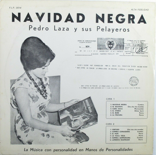 Pedro Laza Y Sus Pelayeros - Navidad Negra | Discos Fuentes (FLP-0014) - 2 Pedro Laza Y Sus Pelayeros - Navidad Negra | Discos Fuentes (FLP-0014) - 2